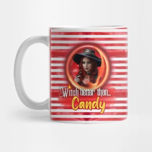 Red Witch Better than Halloween Candy 2 Mug